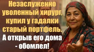 Истории из жизни. Слушать истории.  Незаслуженно уволенный хирург, купил у гадалки старый портфел