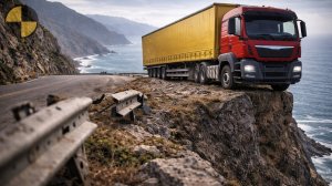 Машины едут по горной дороге | BeamNG Drive