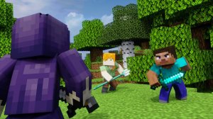 Приключения Алекса и Стива! (МАйнкрафт анимация)