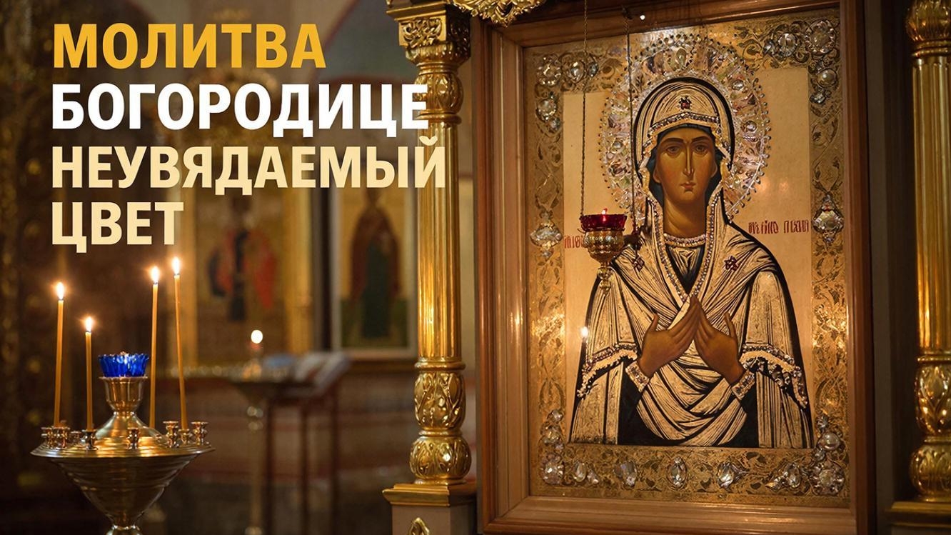 Молитва Богородице Неувядаемый цвет поможет в исцелении от болезней🙏