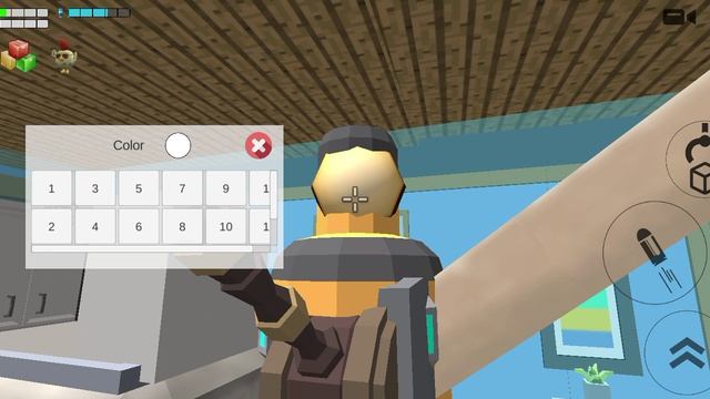 я построил базу в нутрии огромного дома базу