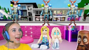 СТРОЮ БУНКЕР, ЧТОБЫ ЗАЩИТИТЬ МАЛЫША АЛЁНУ ОТ ЗЛОГО КЛОУНА В БРУКХЕЙВЕН в ROBLOX!