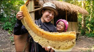 От выживания к доброте: она делится медом и приводит домой потерявшуюся девочку.