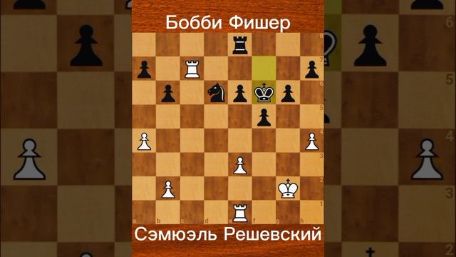 Бобби Фишер против Сэмюэля Решевского, 5-й тур, Лос-Анджелес (США), 27.07.1961.