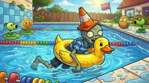 Растения против Зомби ПвЗ Fusion ОРДА ЗОМБИ Plants vs. Zombies Hybrid Mod PvZ мод Битва прохождение
