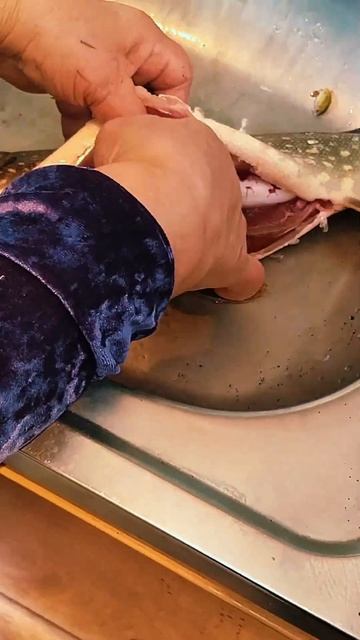 Блинчики из щучьей икры #ужинрецепт