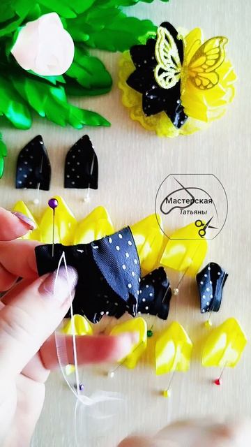 МК. Бантики в горошек с бабочкой 
максаевататьяна
мастерклассы бантикидляволос