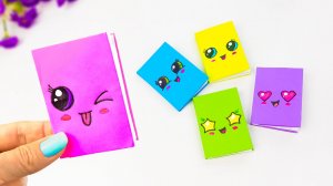 Как сделать Мини Блокнот из одного листа бумаги без клея Поделки Самоделки своими руками