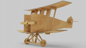 попытки полёта на большом картонном самолете