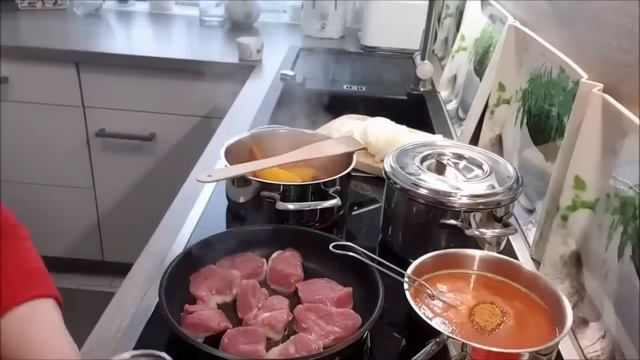 Медальоны из филейки! Гречка!Овощи!Томатный соус! Домашняя еда Кухня Рецепты  #еда #после еды