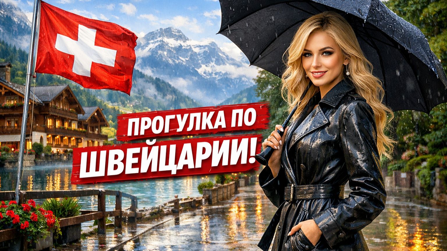 Сельская местность Швейцарии - Красивая успокаивающая прогулка! #1