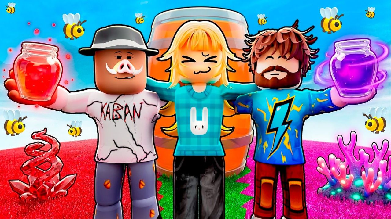 КТО БОЛЬШЕ ЗАРАБОТАЕТ НА МЁДЕ в Роблокс! + Фиксплей, Юни!