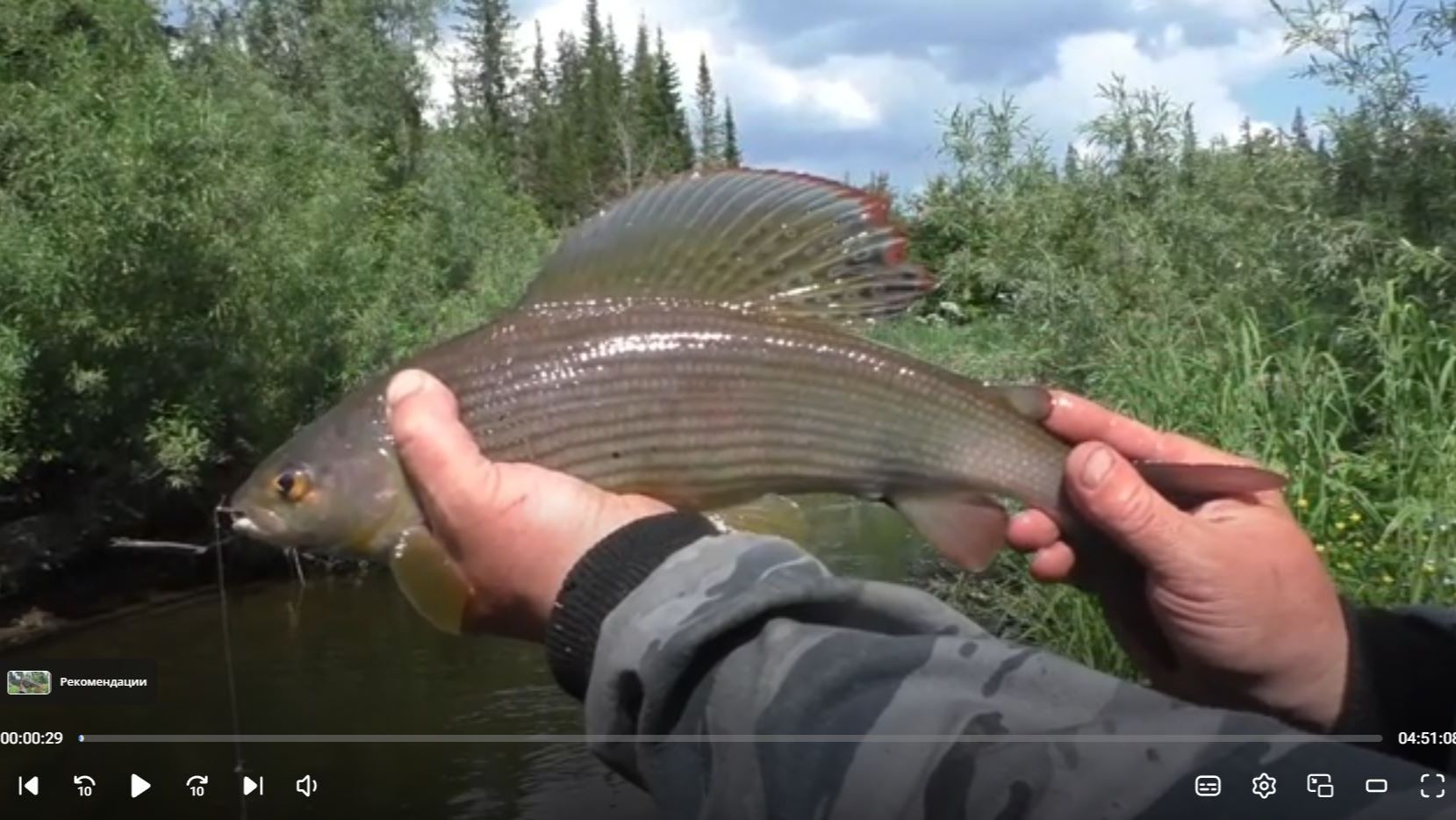 Охота и Рыбалка в ТАЙГЕ Хариус ЛОВИТСЯ КАЖДЫЙ ЗАБРОС рыба ЛЕНОК ТАЙМЕНЬ Сибирь Сухой пит 23  часть 1