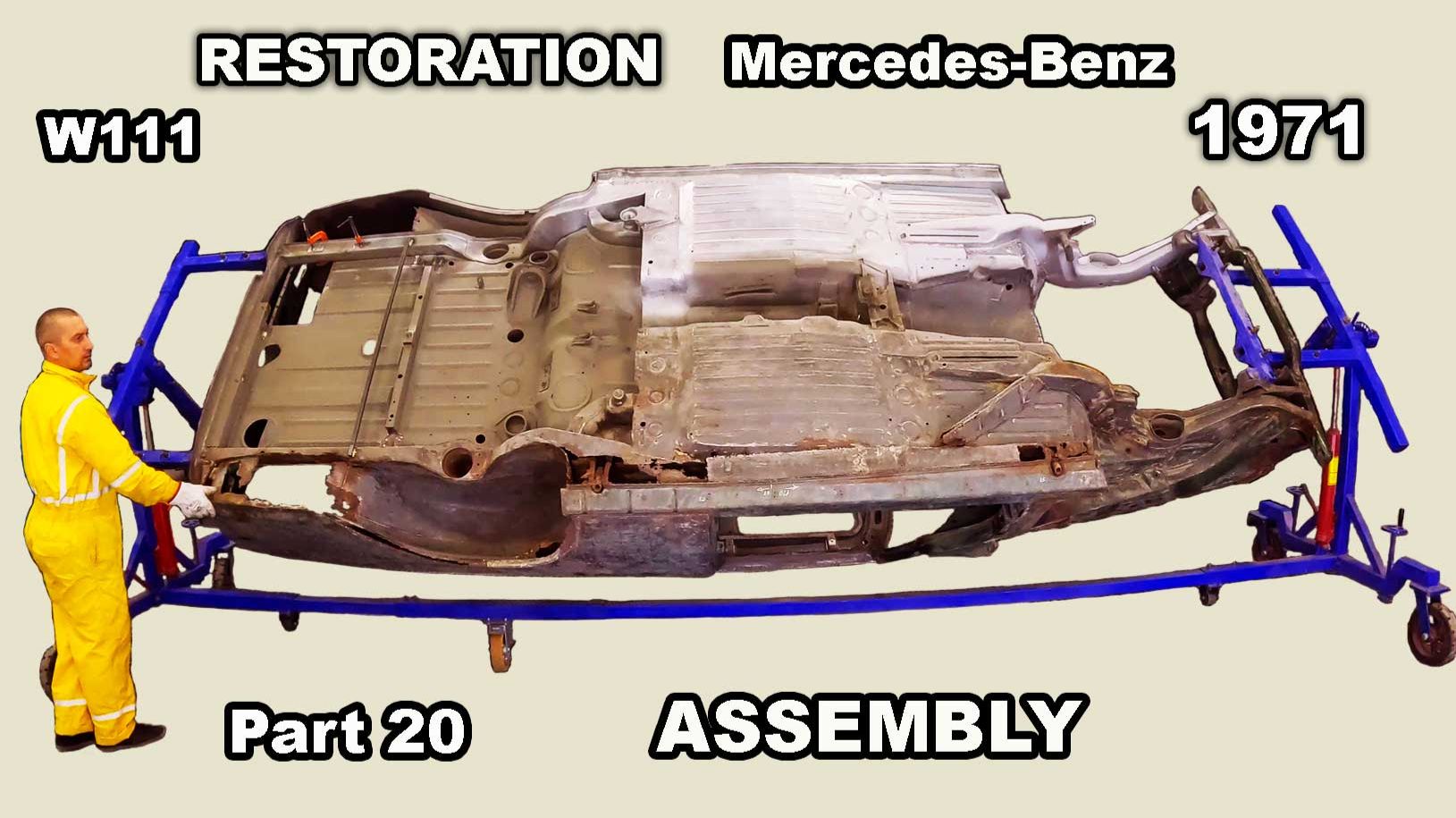 Restoration Mercedes-Benz W111 Part 20 ASSEMBLY