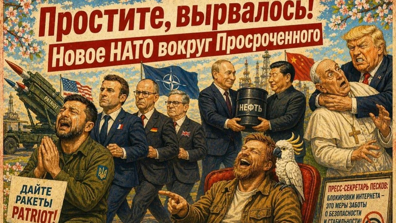 Простите вырвалось! 387  про новое НАТО вокруг Просроченного Говнокомандующего отсутствие ПВО