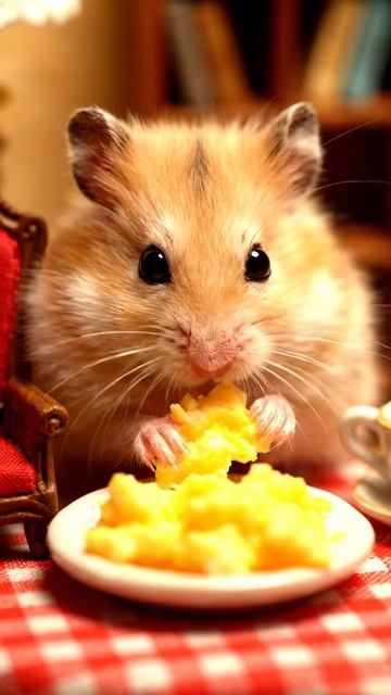 Обед хомяка