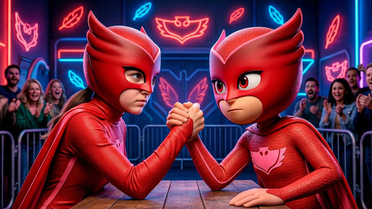 Матч по армрестлингу в пижамных МАСКАХ в РЕАЛЬНОЙ ЖИЗНИ 