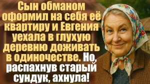 Рассказы о жизни. Драматические истории.  Сын обманом оформил на себя её квартиру, и Евгения уехала