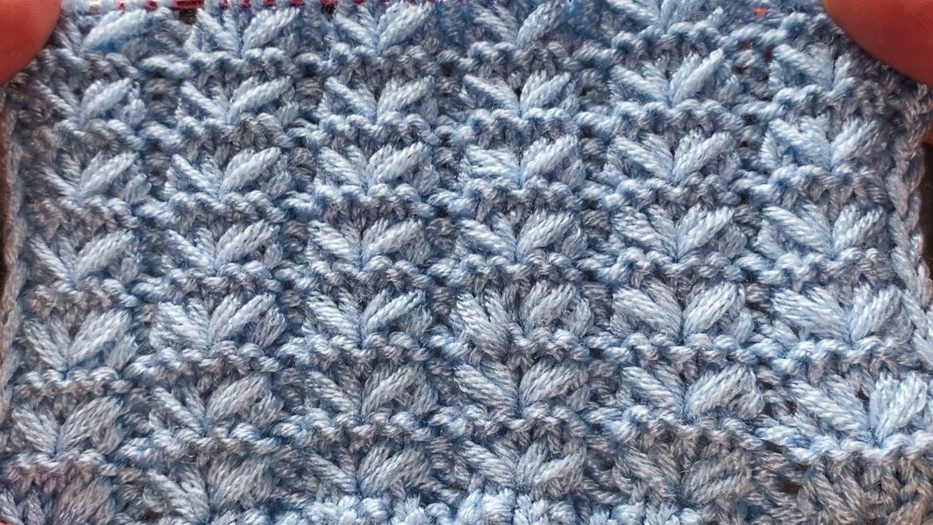 ОЧЕНЬ КРАСИВЫЙ ПЛОТНЫЙ УЗОР СПИЦАМИ