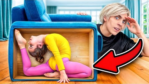 Прятки с ГИМНАСТАМИ ! влад бумага а4