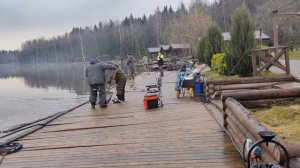 поимка форели