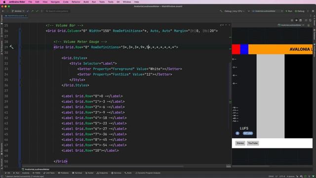 003. Avalonia UI - Grid Percentage ( Star) Layout