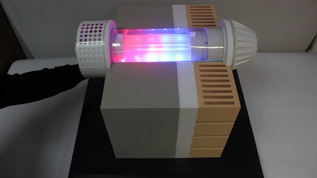 Макет рекуперационного вентиляционного стенового клапана