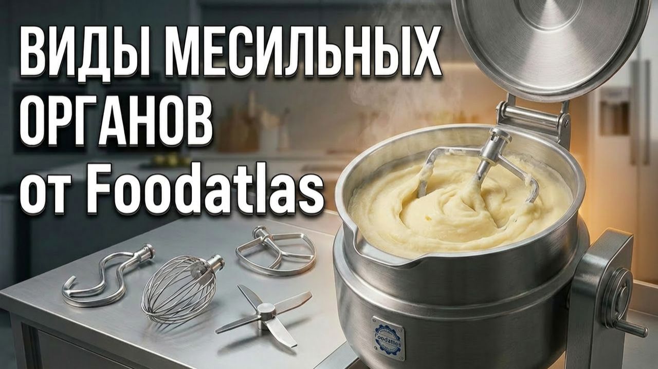 Виды месильных органов Foodatlas