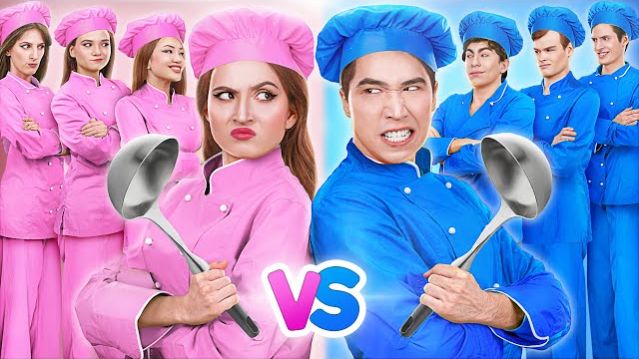 Кулинарный супер челлендж парни против девушек