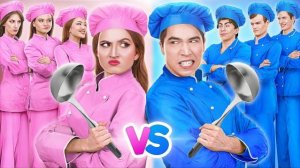 Кулинарный супер челлендж парни против девушек