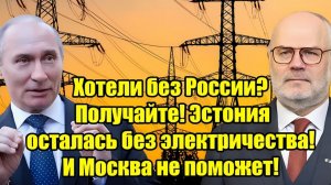 Хотели без России Эстония осталась без света — Москва не поможет!