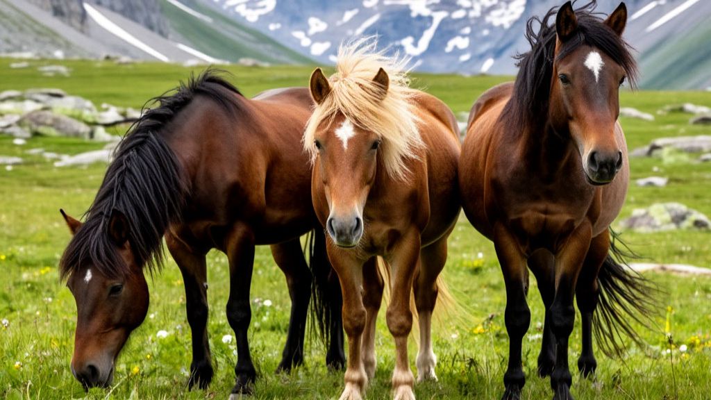 Крым 2026 город Ялта в Крыму сегодня апрель 🐎 Дикие лошади пасутся в горах Крыма Ялта