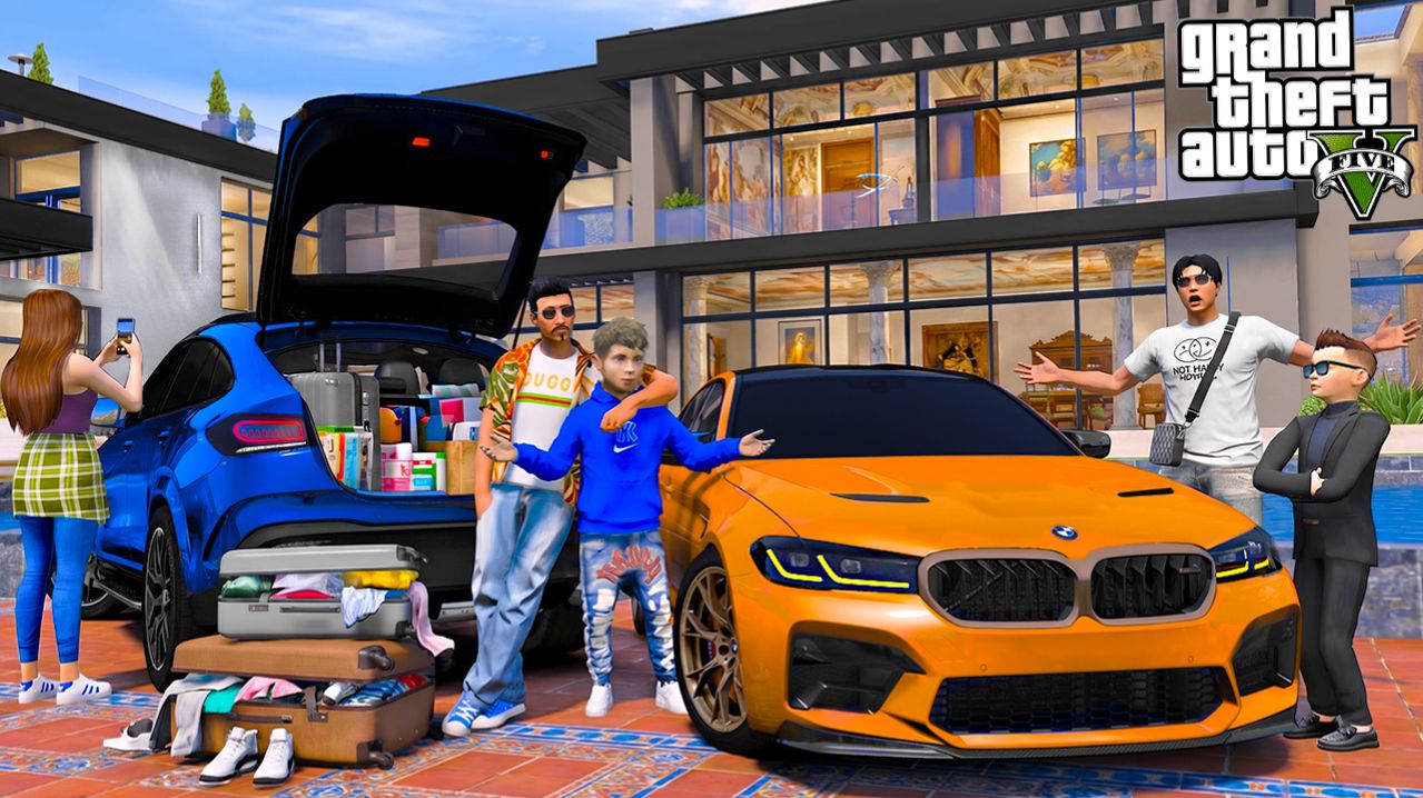 ОТЕЦ И СЫН В GTA 5 - ПОСТРОИЛ ОГРОМНЫЙ ОСОБНЯК ДЛЯ СЕМЬИ! РЕАКЦИЯ ДЕТЕЙ НА НАШ НОВЫЙ ДОМ! ВОТЕР