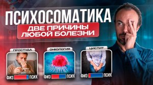 Психосоматика простыми словами. Как тело страдает от мыслей.