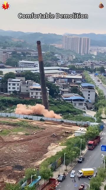 Контролируемый снос: здания, дымоходы и водонапорные башни