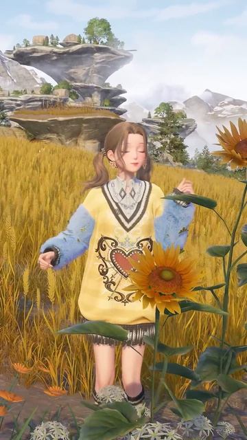 Whimsical Reverie   Wheat  Sunlight Outfit Preview Infinity Nikki