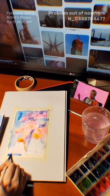 Рисую и рассуждаю о наболевшем. Творческий процесс. Анинарт an.in.art