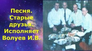 1497.3.В.Ю. Видео. Песня. Старые друзья. Исполняет Волуев И.В.