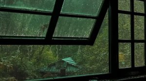 Дождь в лесу | Шум дождя для сна 1 час | Сильный дождь — глубокий сон | Дождь для расслабления