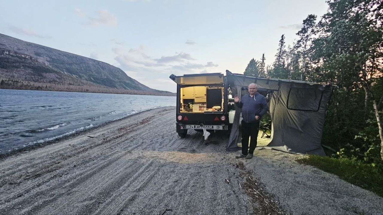 Первая ночевка в Хибинах. Озеро Гольцовое (КОЛЬСКИЙ ПОЛУОСТРОВ).  Эпизод 2
