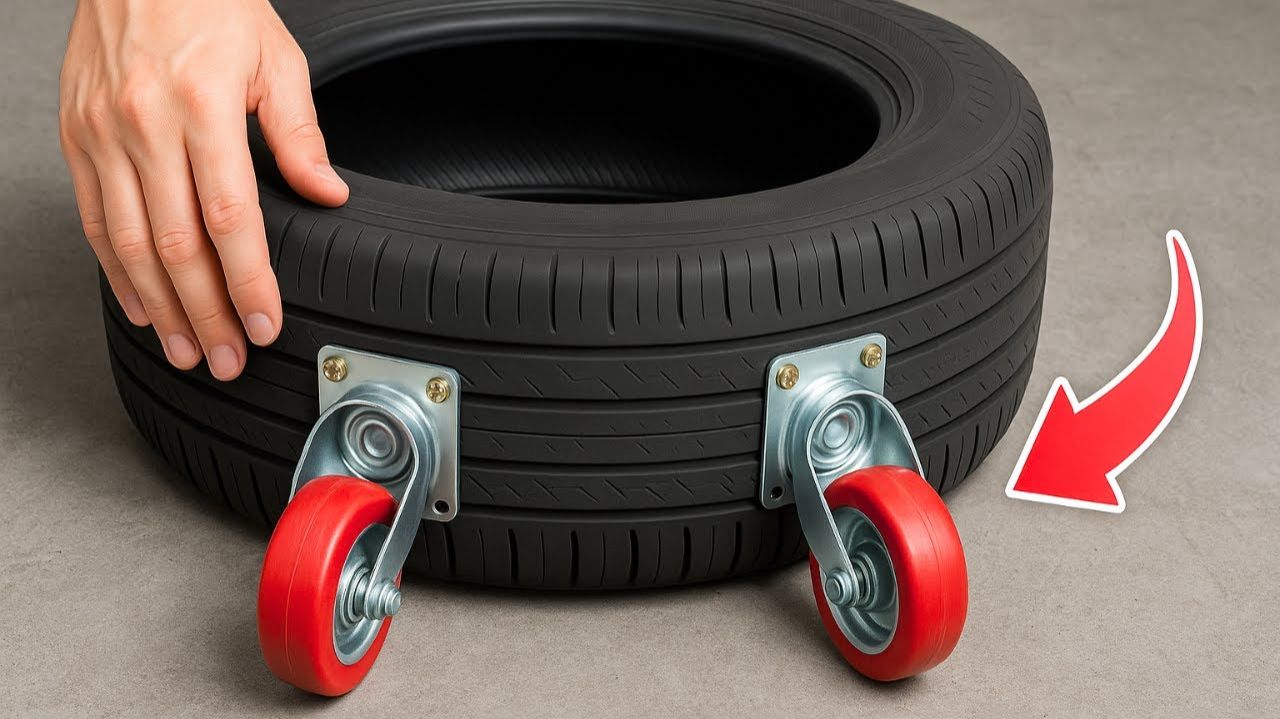 Старые шины больше не выбрасываю — стойка для сверлильного станка своими руками