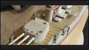 Сборка линейного крейсера «Измаил» от БМ, 1:200, 3 часть. Автор Алексей Тиличко