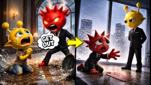 Высокомерный Рэдди выгнал Саймона из дома... Он не ожидал такой мести. Мультфильм Спрунки.