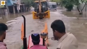 INDIA IS SINKING_ HEAVY RAINS SUBMERGE MUMBAI TRAIN STATION, COLLAPSE NEW DELHI AIRPORT TERMINAL
