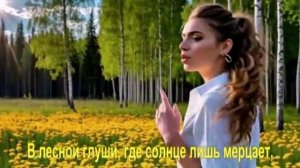 В лесной глуши, где солнце лишь мерцает,