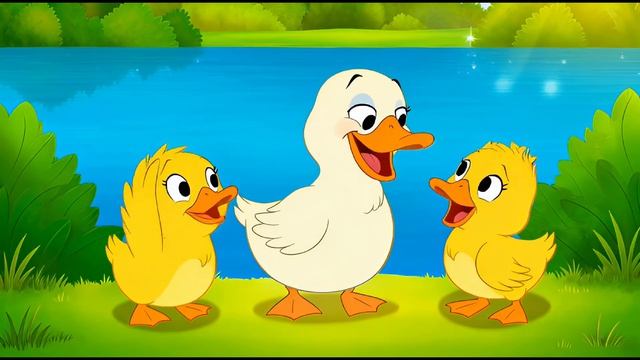  5 УТЯТ СЧИТАЕМ И ПОЁМ  Добрая песенка для детей