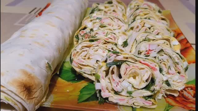 Крабовый рулет. Быстро и вкусно