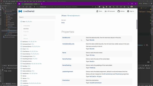 024. Avalonia UI - Live Charts 2 Integration