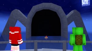 Джей Джей и Майки нашли Пожирателя морей - Анимация для Майнкрафта