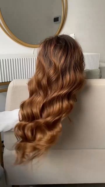 Объемные гладкие локоны - тренд среди причесок hairstyle hairtok hairtutorial hair beauty